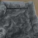Bedsure Orthopedic Dog Bed for Medium Dogs - Waterproof Dog Sofa Beds Medium, Supportive Foam Pet Couch Bed with Removable Washable Cover, Waterproof Lining and Nonskid Bottom, Grey, 28"x23"x6.5" (28.0"L x 23.0"W x 6.5"Th)