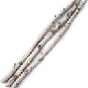 4-Foot Natural Birch Logs, Real Birch Wood for Home Decor, Wedding Displays, DIY Crafts, and Seasonal Arrangements  Kiln-Dried Hardwood, Clean, Decorative Wood Branches (1"-2" Dia)