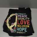 Diversity Equality Love Peace Human Rights Social Justice Pullover Hoodie, XL