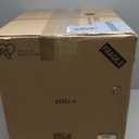 IRIS USA 47 Qt. Plastic Drawer Storage Organizer Stacking Drawers, Pack of 2, Stackable Unit with Sliding Drawer for Clothes Bedroom Kitchen Under Sink Pantry Craft Room Bathroom Dorm Office, White