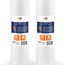 Aquaboon 5 Micron 20 x 4.5 Whole House Sediment Filter Cartridge 20 inch Water Filter Replacement Compatible with DGD-5005-20, FP25B, AP810-2, 2-Pack