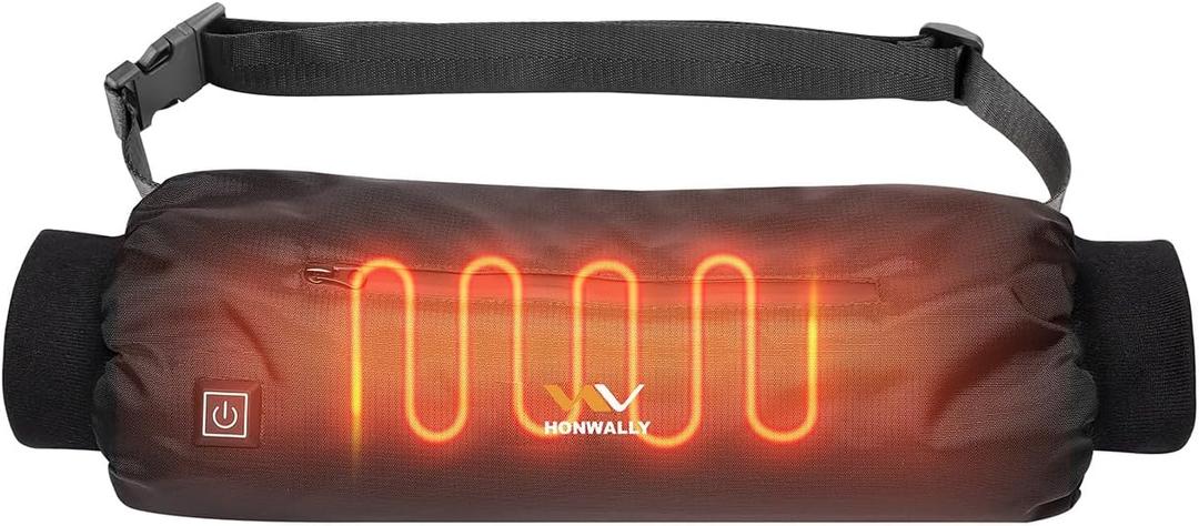 Electric Heated Hand Warmer Pouch,(No Build in Battery) Gloves with Double Sided Heating Areas- Portable USB Heated Hand Muff for Men & Women - Ideal for Football, Hunting,Fishing,Camping, Golf