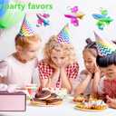 20 Packs Bulk Airplane Push Fidget Bubble Mini Pop Fidget for Adult and Kids, Summer Birthday Party Favors Supplies Classroom Students Bubble Prize