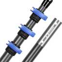 DOBEN Carbon Fiber 16FT Adjustable Telescopic Pool Pole with Quick-Release Lock - Compatible with Skimmer Nets, Brushes & Vacuums