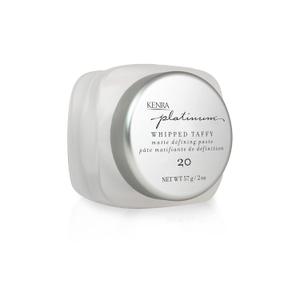 Kenra Platinum Whipped Taffy 20 | Matte Defining Paste | Delivers An Ultra-Matte, Firm Hold Finish | Sculpts, Smooths & Texturizes Styles | All Hair Types (2 Ounce (Pack of 1))