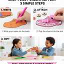 Valentines Day Cards for Kids School Classroom, 30 pcs Valentine's Cards with 30 Shoe Charms for Boys Girls, Valentine Exchange Gift & Classroom Celebration Favors