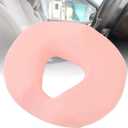 Tyenaza Donut Pillow Seat Cushion, Seat Cushion Chair Pad for Tailbone Pain Relief and Hemorrhoids, Memory Foam Seat Chair Cushion for Postpartum Pregnancy (Pink)