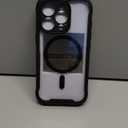 Miracase Magnetic for iPhone 16 Pro Case Full-Body Phone with Built-in Glass Screen Protector, [Compatible with MagSafe] Military Drop Proof 16 Pro Cover Bumper 6.3 inch, Black