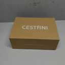 Cestfini Platform Chunky Loafers for Women (10, Matte Black)