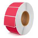 Pre-print Labels 3 × 2 Inch 12" OD Red Pac 10804 Approx.Quantity /Carton 22500, 3 Pack