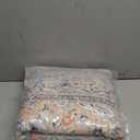 Washable Rug 4x6, Beige Area Rugs Non Slip, Indoor Low Pile Carpet with Rubber Backing for Living Room Kitchen Bathroom Entryway Office Bedroom