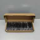 60Pack Matte Black Cabinet Handles, 3''Hole Centers Kitchen Drawer Pulls, Stainless Steel Dresser Hardware for Kitchen Bathroom Bedroom - 5''Overall Length