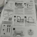 Bemis Rise 4.5" Raised Toilet Seat with Support Handles, Hinges Never Loosen, Fits Round and Elongated