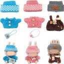 3 Sets Clothes for Doll, Clothes Set for 17cm Dolls, Doll Clothes Suitable for Dolls Accessories (NO Doll)