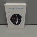 Smart Watch for Men Women Fitness: Waterproof Running Digital Mens Watches Step Pedometer Tracker Make Answer Call Smartwatch Android Phone iPhone Samsung Compatible SpO2 Sleep Heart Rate Monitor (Black)