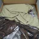 AmazonBasics Outdoor Patio High-Back Chair Cover, Beige/Tan, 35"x 28"