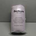 Bedsure GentleSoft Fluffy Lavender Purple Blankets Queen Size for Bed, Thick Sherpa Faux Fur Fleece Fuzzy Plush Winter Warm Soft Queen Blankets, Bedroom Purple Decor Cozy Gifts for Women Men, 90x90