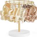 Dahey Metal Claw Clip Organizer Holder Stand Storage Display Hair Accessories Bedroom Bathroom College Dorm Room Decor for Women and Girls, Gold