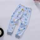 Little Boys Cotton Pajamas Sets Short Sleeve Top with Long John Snug Fit 2 Piece Sleepwear (Ships Blue)
