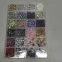 Zefy 996 Pcs 6mm Natural Stone Beads, Round Crystals Bead Genuine Real Stones, Gemstone Beads Kit with Spacer Bead Charms for Bracelets Jewelry Making (20 Colors)