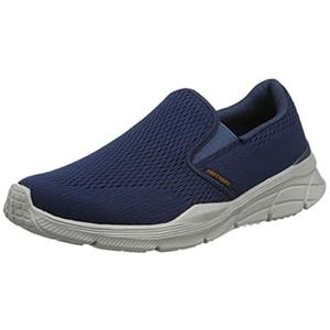 Skechers Men's 232016 EQUALIZER 4.0 TRIPLE-PLAY Trainers, Navy Engineered Mesh/ Orange Trim, 12 UK