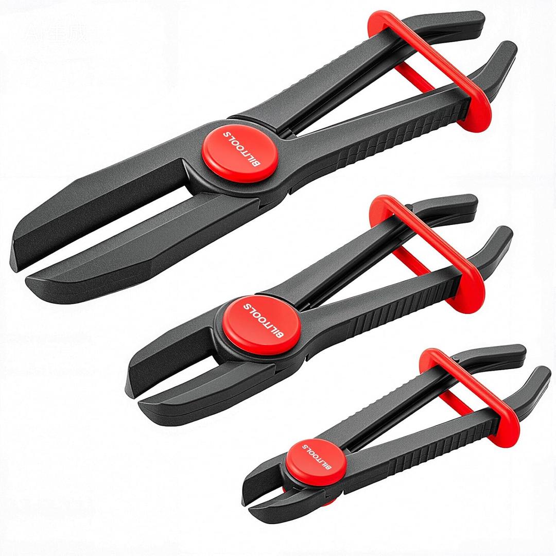 BILITOOLS Hose Pinch Off Pliers Clamp Pliers Plastic Straight for Flexible Fuel Line Radiator Coolant Brake Line Hoses Clamp etc.