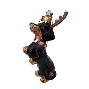 Nobel Gems Dachshund Ornament