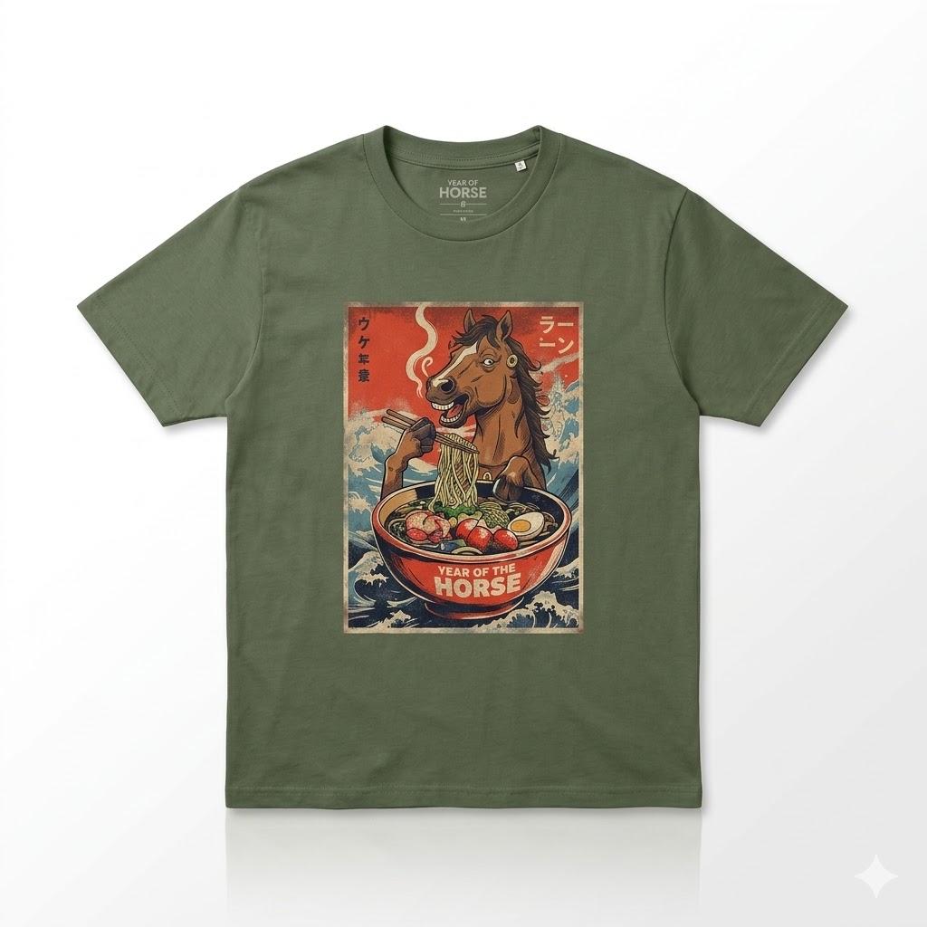 Zodiac Chinese New Year of The Horse 2026 Ramen Youth M