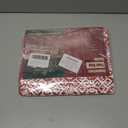 Christmas Area Rug 2x3 Red Snowflake Holiday Decorative Doormat Entryway Kitchen Washable Non Slip Soft Low Pile Small Carpet for Living Room Bedroom Entrance Dining Room Bathroom