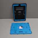 Cantis Case for ipad 9th Generation/ 8th Generation/ 7th Generation, Slim Heavy Duty Shockproof Rugged Protective Case with Built-in Stand for iPad 10.2 inch 2021/2020/2019, Black+Blue | Slim, Heavy Duty, Shockproof, Rugged, Protective Case, with Built-in Stand