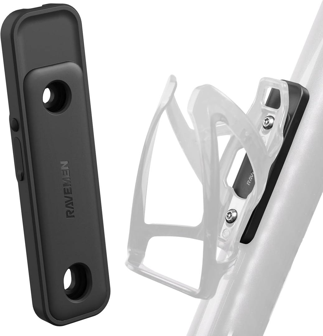Ravemen Bike Tracker Compatible with Apple Find My, Rechargeable Anti-Theft GPS Tracker for Bikes, 8-Month Power Life Bicycle Finder Location Accessories Hidden Under Bottle Holder (iOS Only)