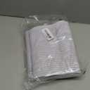 Geiserailie 2 Pcs Chest Compression Wrap Breast Support Band Sports Support Strap Bandage Adjustable Chest Binder for Large Breasted Women Prevent Breast Bounce for Sports Running(White,Large)