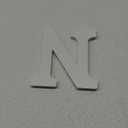 White Wooden Letters 8 Inch for Wall Decor,Large Unfinished Wood Letters for Home,Wooden Alphabet Letters for Crafts,Standing Garden Board or Room Name Signs DIY Carft (N)