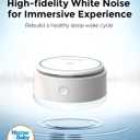 Momcozy Sound Machine for Baby | Portable White Noise Sound Machine for Sleep Rechargeable | 20 Sleep Sounds White Noise Machine with Nursery Night Light | Travel Sleep Sound Machine Battery Based