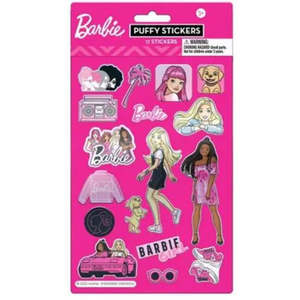 Barbie Puffy Stickers 17 Stickers Pack of 7