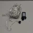 Net Light Outdoor Mesh Christmas Decorations, 100LED String Light Plug in Connectable Tree Warp Hanging 5ft x 5ft for Halloween, Shrubs, Lawn, Backyard, Walkway, Bushes, Garden Decor-Warm White