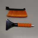 Autovir 17" Snow Brush & Ice Scraper for Car Windshield | Heavy-Duty Snow Removal Tool | Small Snow Brush with Ergonomic Foam Grip | Essential Car Winter Accessory | Efficient Snow Clearing Brush