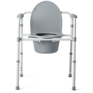 Commode, 3-1, Medline Steel Folding