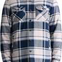 Buffalo David Bitton men's Trucker Denim Jacket Vintage Style Shacket (Large, Irish Cream)