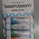 BoomBoom Nasal Stick | Vapor Flow Technology | Cool Refreshing Sensation | Natural Mood Boost | Simple Ingredients | Essential Oils + Menthol Inhaler (Mint, Wintermint, Tropical, Spearmint)