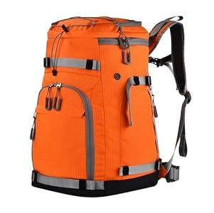 55L-70L Expandable Ski Boot Bag Waterproof, Durable with Helmet Compartment Ideal for Ski & Snowboard Gear Men & Women