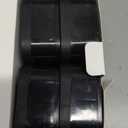 8 Pack Furniture Risers Adjustable Bed Risers Heavy Duty Lifts Height 1 or 2 Inch, Square Stackable Bed Risers 1 or 2 Inch for Desk Leg Table Couch Sofa Chair Bed Frame Legs Dorm, Black