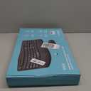 Wireless Keyboard and Mouse Combo,2.4G Full Size Wave Keys Ergonomic Keyboard with Wrist Rest for Natural Typing, 3 DPI Adjustable Ergonomic Silent Mouse for Computer/Laptop/Windows/Mac (Graphite Gray)