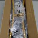 7.2FT Round Balloon Arch Stand,Gold Arch Backdrop Stand for PartiesMetal Circle Wedding Arch Heavy Duty for Ceremony Birthday Party Anniversary Bridal Graduation Decoration