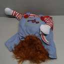 Pet Deadly Doll Dog Costumes, Funny Pets Cosplay Costume Halloween Dog Clothes Party Costume for Small Medium Large Dogs, M