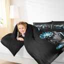 Feelyou Sports Car Comforter Stylish Black Race Car Comforter Set for Kids Boys Girls Extreme Sports Theme Bedding Set Cool Speed Luxury Decor Duvet Quilt with 2 Pillowcases 3Pcs Bedding Queen