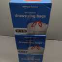 3 x Amazon Basics Tall Kitchen Drawstring Trash Bags, Sturdy and Tear Resistant, 13 Gallon, Unscented, 120 Count