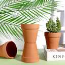 vensovo 3 Inch Terra Cotta & Terracotta Pots with Drainage - 20 Pack Clay Flowerpots, Succulent Nursery Planter Great for Plants, Crafts, Wedding Favor