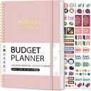 Budget Planner - Monthly Budget Book with Expense Tracker Notebook, Undated Bill Organizer & Finance Planner to Take Control of Your Money, Account Book to Manage Your Finances-Pink
