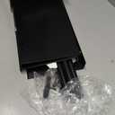 Towel Rack for Bathroom, Wall Mounted Vertical Rolled Towel Storage Organizer Holder with Shelf, Holds Up 6 Large Bath Sheets, Black Large Size